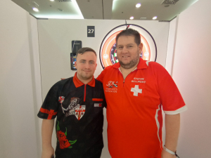 Luke Littler and Stefan Bellmont